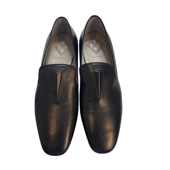 Moses Grace Italian Leather Slip-On Flats | Black | Size 41 | Luxury Designer - Picture 2 of 8